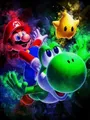Diamond Painting Mario Bros Mosaik handgefertigt rund oder quadratisch – Farbe Lila (5)