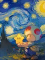 Diamond Painting Mario Bros Mosaik handgefertigt rund oder quadratisch – Farbe Rot (A3)