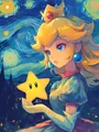 Diamond Painting Mario Bros Mosaik handgefertigt rund oder quadratisch – Farbe Burgunderrot (4)