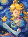 Diamond Painting Mario Bros Mosaik handgefertigt rund oder quadratisch – Farbe Orange (14)