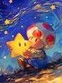 Diamond Painting Mario Bros Mosaik handgefertigt rund oder quadratisch – Farbe Transparent (15)