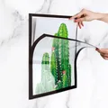 Diamond Painting Rahmen magnetisch 28 x 38 cm selbstklebend schwarz – 3