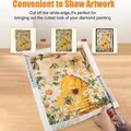 Diamond Painting Rahmen magnetisch 28 x 38 cm selbstklebend schwarz – 4