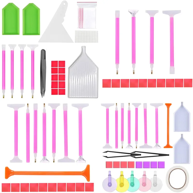 Diamond Painting Stift Kit Set mit Kleber Ton