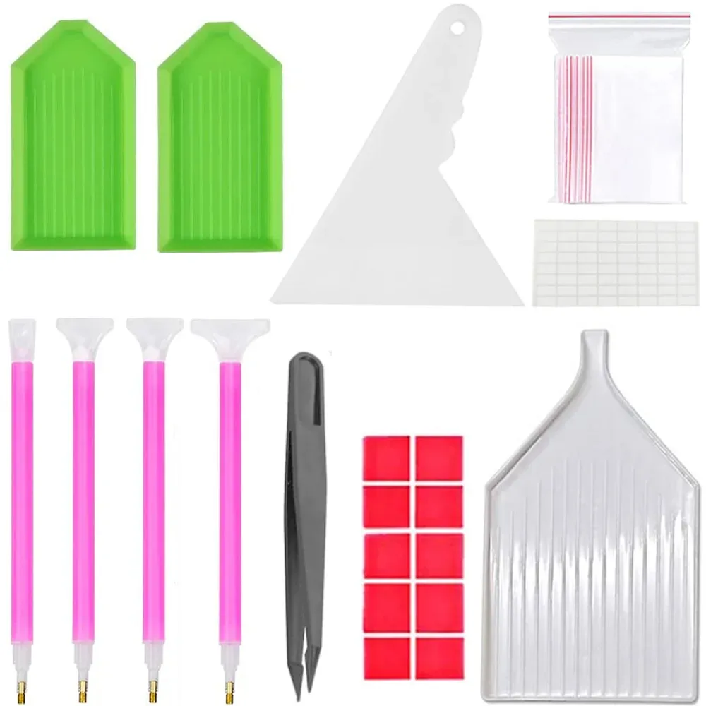 Diamond Painting Stift Kit Set mit Kleber Ton