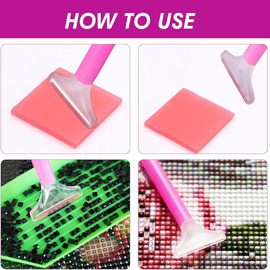 Diamond Painting Stift Kit Set mit Kleber Ton