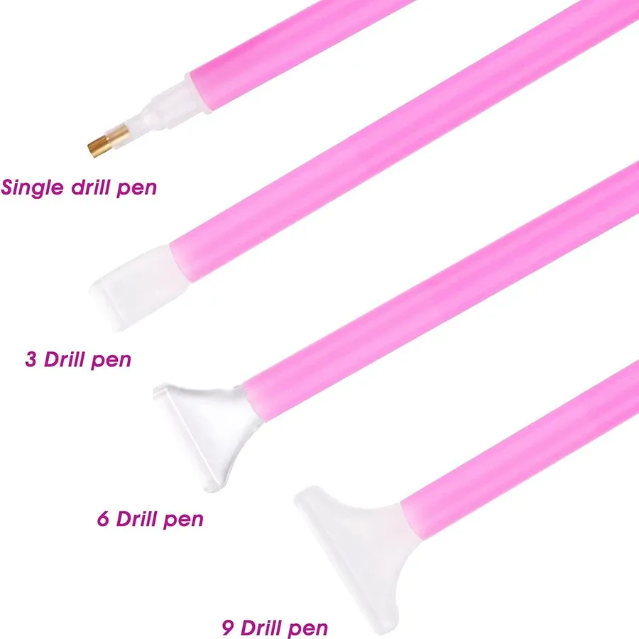 Diamond Painting Stift Kit Set mit Kleber Ton
