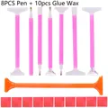 Diamond Painting Stift Kit Set mit Kleber Ton – Farbe set 2