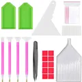 Diamond Painting Stift Kit Set mit Kleber Ton – Farbe set 4