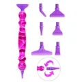 Diamond Painting Stift mit Gewinde Metallspitzen – Farbe D Purple Plastic