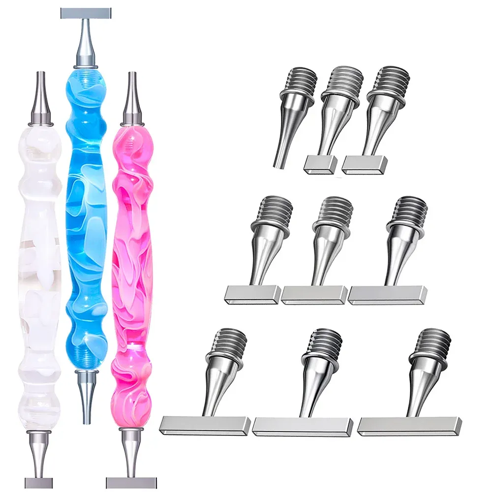Diamond Painting Stift mit Gewinde Metallspitzen