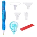 Diamond Painting Stift mit Kleberoller und Bohrstiftköpfen – Farbe Dark Blue