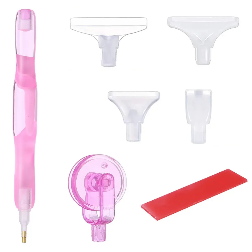 Diamond Painting Stift mit Kleberoller und Bohrstiftköpfen