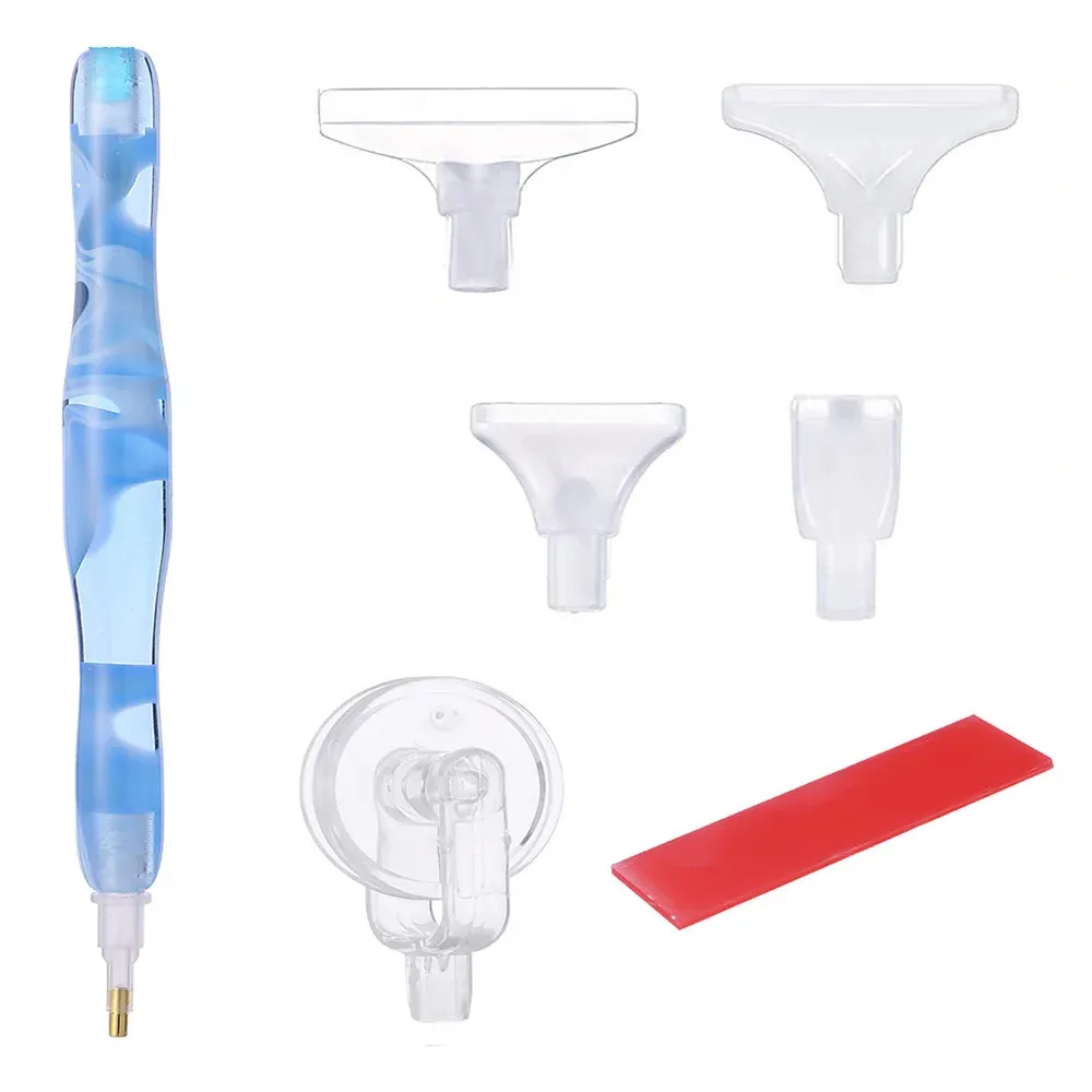 Diamond Painting Stift mit Kleberoller und Bohrstiftköpfen