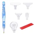 Diamond Painting Stift mit Kleberoller und Bohrstiftköpfen – Farbe Light Blue