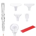 Diamond Painting Stift mit Kleberoller und Bohrstiftköpfen – Farbe White