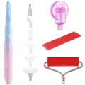 Diamond Painting Stift Roller Kleber Ton Kits – Farbe pink blue set 2