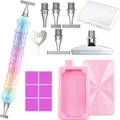 Diamond Painting Stiftset mit 1 bis 9 Stahlspitzen – Farbe Multi Color