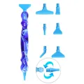 Diamond Painting Stiftset mit 6 austauschbaren Spitzen – Farbe D  Blue Plastic