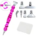 Diamond Painting Stiftset mit 6 austauschbaren Spitzen – Farbe D Purple 6 Metal