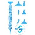 Diamond Painting Stiftset mit 6 austauschbaren Spitzen – Farbe D Sky blue 6plastic