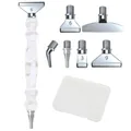 Diamond Painting Stiftset mit 6 austauschbaren Spitzen – Farbe D White 6 Metal