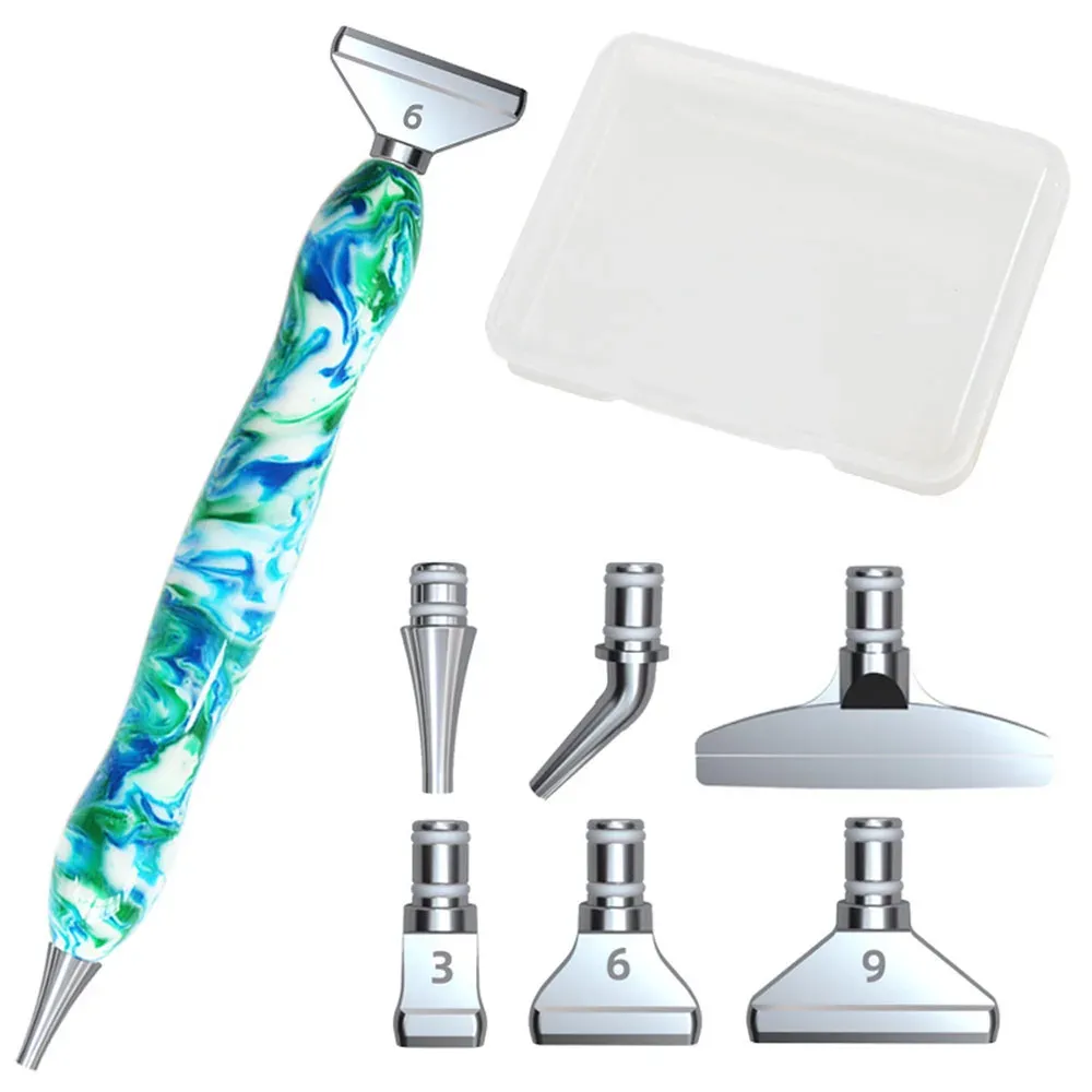 Diamond Painting Stiftset mit 6 Metallstiftköpfen