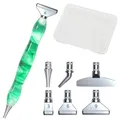 Diamond Painting Stiftset mit 6 Metallstiftköpfen – Farbe F Green Metal Tip