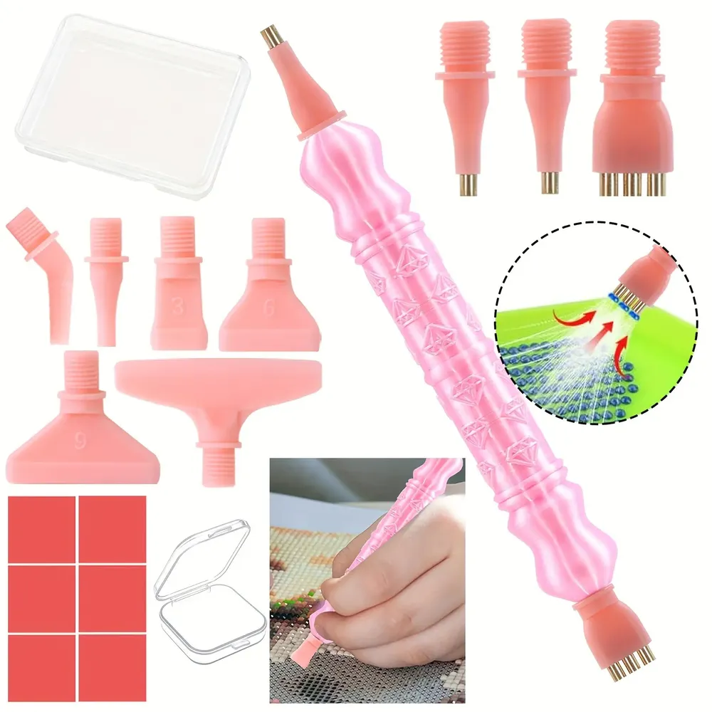 Diamond Painting Stiftset mit 6 Spitzen und Aufbewahrungsbox