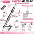 Diamond Painting Stiftset mit Rollwerkzeug und Tablett – 3