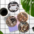 Diamond Painting Untersetzer 8 Stück Kaffeethema rund voll besetzt – 4