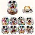 Diamond Painting Untersetzer Holz Cartoon Maus mit Halterung Dekoration – 6