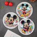 Diamond Painting Untersetzer Holz Cartoon Maus mit Halterung Dekoration – 3