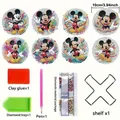 Diamond Painting Untersetzer Holz Cartoon Maus mit Halterung Dekoration – 5