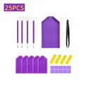 Diamond Painting Werkzeugset mit Aufbewahrungsbehälter – Farbe 25pcs