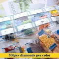 Diamond Painting Zubehör 60 Farben je 500 Diamanten für Kunst – 4