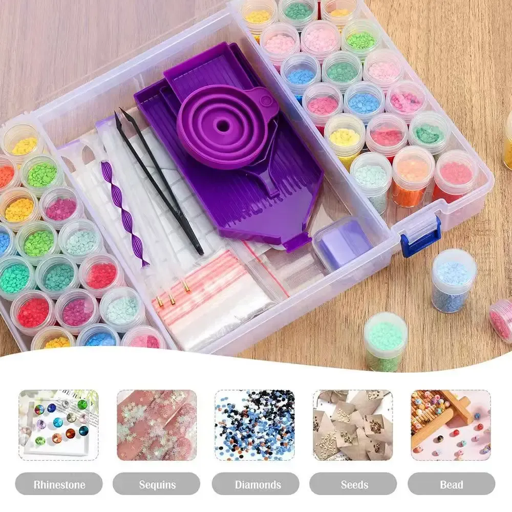Diamond Painting Zubehörset mit Aufbewahrungsbox