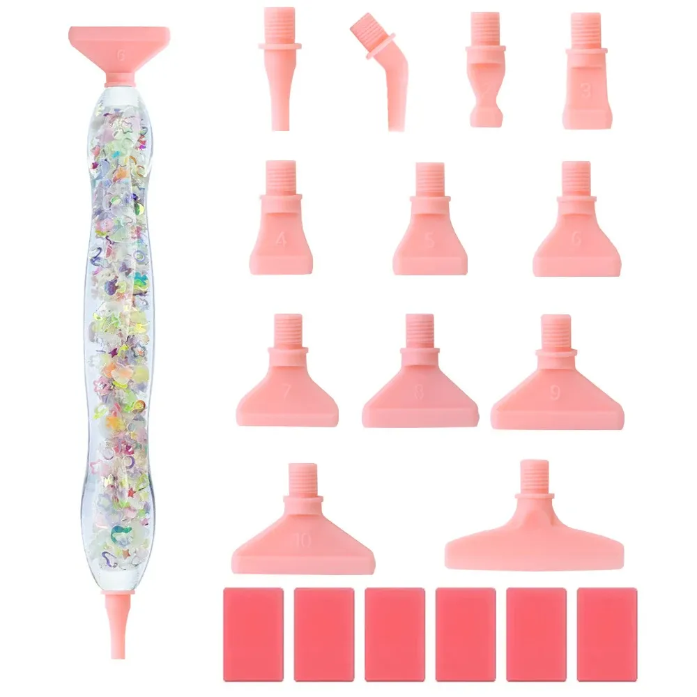 DIAPAI Diamond Painting Leuchtstift mit 12 Metallspitzen