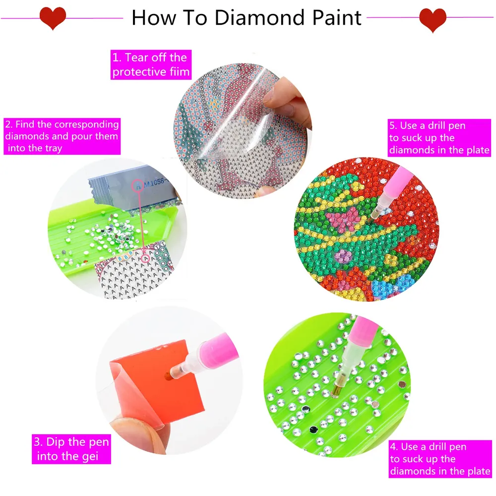 DIY Diamantmalerei Aufkleber Doraemon und SpongeBob Serie