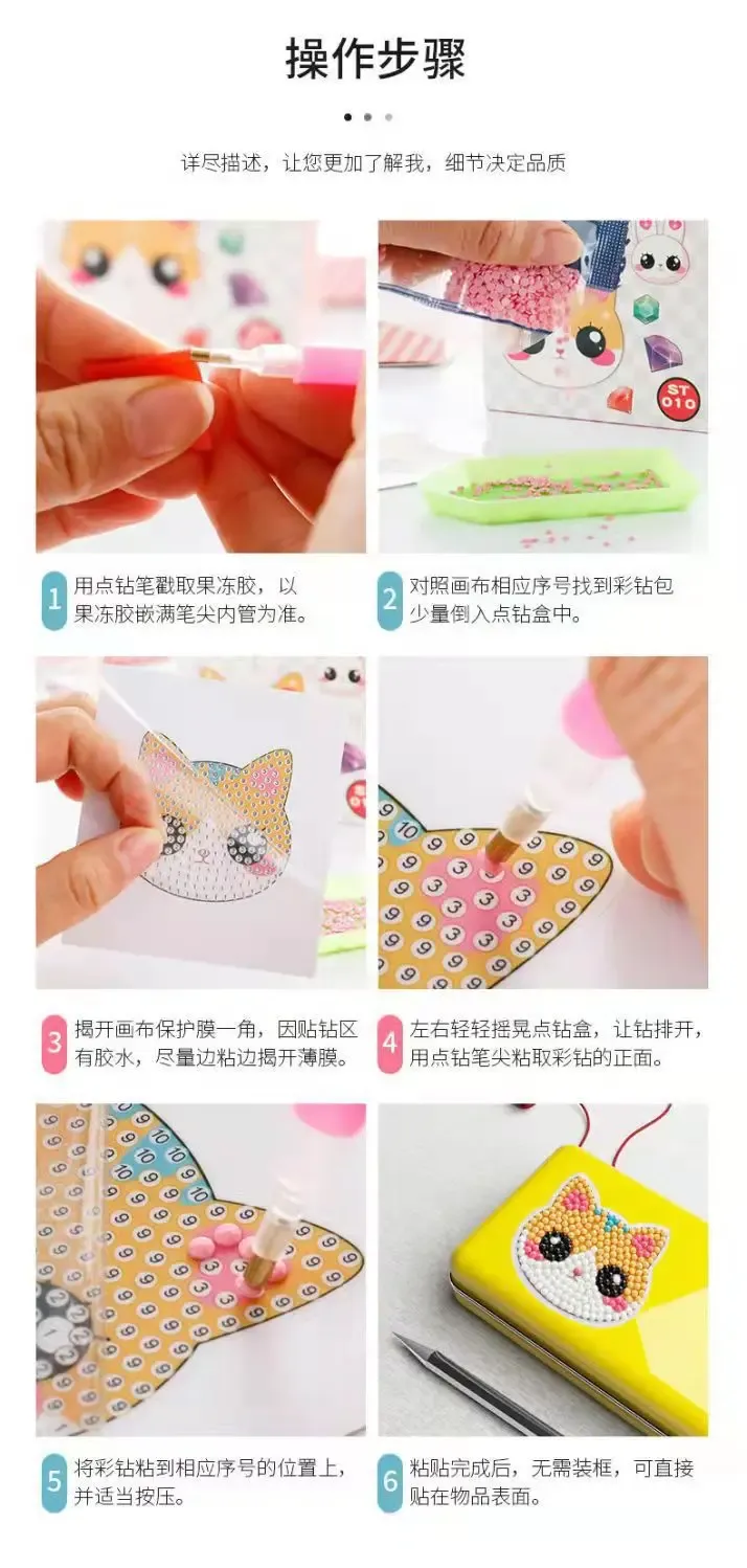 DIY Diamantmalerei Aufkleber Naruto Serie für Jungen