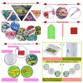 DIY Diamantmalerei Lesezeichen Weihnachtsmotive mit Anhängern – 6