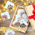 DIY Pfote Diamant Malerei Lesezeichen Ecke PU Leder Kristall Strass – 5