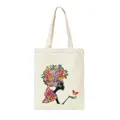 Einkaufstasche Diamantmalerei Blumen Kristall Strass Handtasche – Farbe BB022