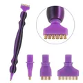 Ersatz Stiftköpfe Diamantmalerei 5D DIY Handwerk – Farbe Black purple-3 Heads
