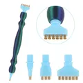 Ersatz Stiftköpfe Diamantmalerei 5D DIY Handwerk – Farbe Blue green-3 Heads