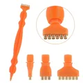 Ersatz Stiftköpfe Diamantmalerei 5D DIY Handwerk – Farbe Orange-3 Heads