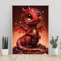 Fee Drachen Diamant Malerei Cartoon Tier Mosaik Stickerei Kinder Geschenk – 2