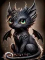 Fee Drachen Diamant Malerei Cartoon Tier Mosaik Stickerei Kinder Geschenk – Farbe HKQTA240-8