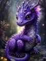 Fee Drachen Diamant Malerei Cartoon Tier Mosaik Stickerei Kinder Geschenk – Farbe HKQTA240-19
