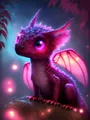 Fee Drachen Diamant Malerei Cartoon Tier Mosaik Stickerei Kinder Geschenk – Farbe HKQTA240-15